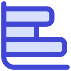 Graph Bar Horizontal Icon from Flex Duo Set