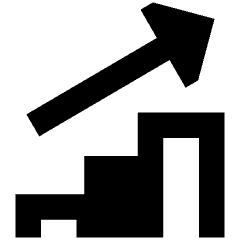 Graph Bar Increase Icon from Sharp Remix Set