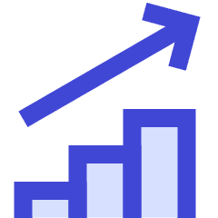 Graph Bar Increase Icon from Sharp Duo Set