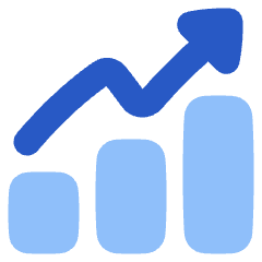 Graph Bar Increase Icon from Plump Flat Set