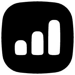 Graph Bar Increase Square Icon from Flex Solid Set