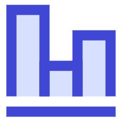 Graph Bar Icon from Sharp Duo Set