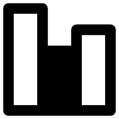 Graph Bar Icon from Core Remix Set