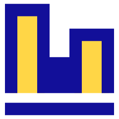 Graph Bar Icon from Sharp Pop Set