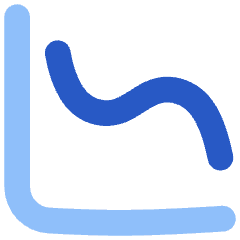 Graph Decrease Icon from Flex Flat Set