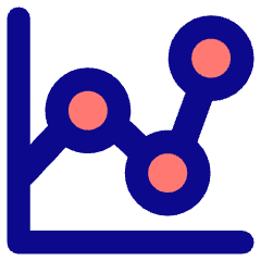 Graph Dot Icon from Core Pop Set