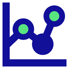 Graph Dot Icon from Sharp Pop Set