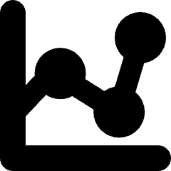 Graph Dot Icon from Micro Solid Set