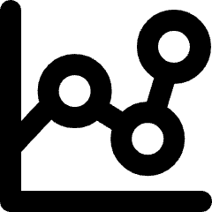 Graph Dot Icon from Micro Line Set