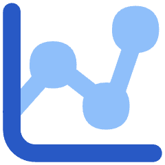 Graph Dot Icon from Flex Flat Set