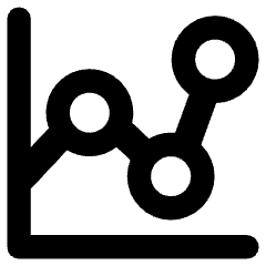 Graph Dot Icon from Core Remix Set