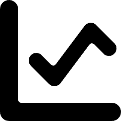 Graph Icon from Micro Solid Set