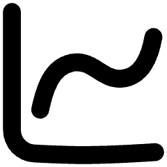 Graph Increase Icon from Flex Solid Set