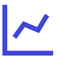Graph Increase Icon from Sharp Duo Set