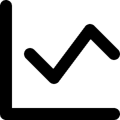Graph Icon from Micro Line Set