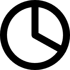 Graph Pie Chart Icon from Micro Line Set