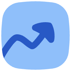 Growth Analytics Chart Up Gain Icon from Flex Flat Set