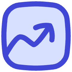 Growth Analytics Chart Up Gain Icon from Flex Duo Set
