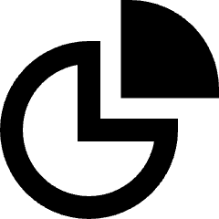 Pie Chart Icon from Sharp Remix Set