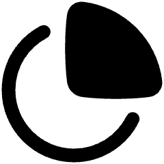 Pie Chart Icon from Plump Remix Set