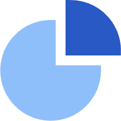 Pie Chart Icon from Sharp Flat Set