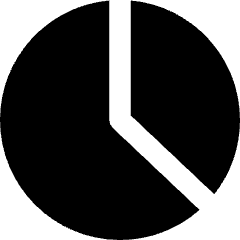 Pie Chart Icon from Core Solid Set