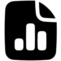 Reports Document Analytics Icon from Plump Solid Set