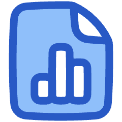 Reports Document Analytics Icon from Plump Duo Set