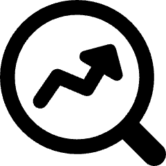 Search Arrow Increase Icon from Core Remix Set
