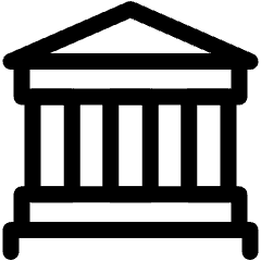 Greek Building Icon from Ultimate Regular Set