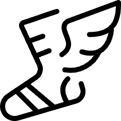 Greek God Hermes Boots Icon from Ultimate Light Set