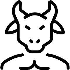 Greek God Minotaur Icon from Ultimate Light Set