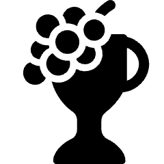 Greek Grape Wine Icon from Ultimate Bold Set