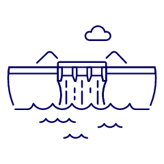 Hydro Power Plant 1 Illustration from UX Line Set