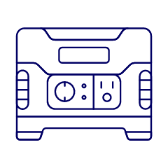 Rechargable Battery Illustration from UX Line Set