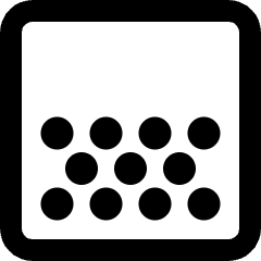 Grid Dot Icon from Ultimate Bold Set