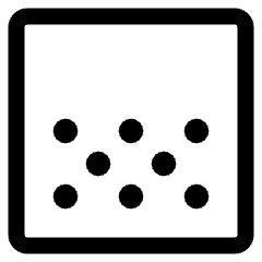 Grid Dot Icon from Ultimate Regular Set