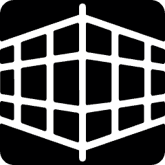 Grid Perspective Icon from Ultimate Bold Set