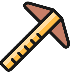 Grid Ruler 1 Icon from Ultimate Colors Set