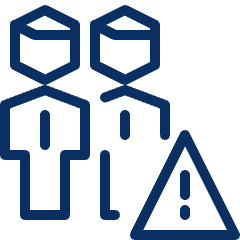 Group Alert Icon from Cyber Line Set