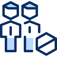 Group Block Icon from Cyber Duotone Set