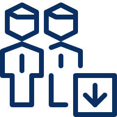 Group Download Icon from Cyber Line Set