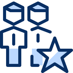 Group Favorite Star Icon from Cyber Duotone Set