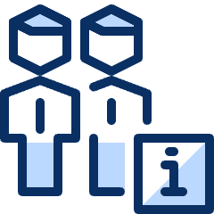 Group Info Icon from Cyber Duotone Set