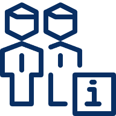 Group Info Icon from Cyber Line Set