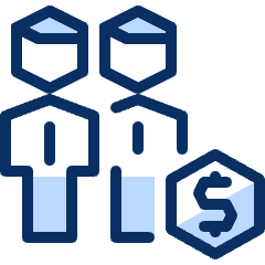 Group Money Icon from Cyber Duotone Set