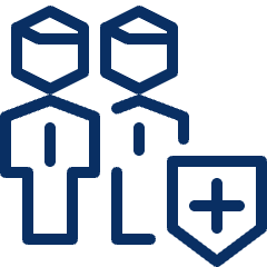 Group Protect Icon from Cyber Line Set