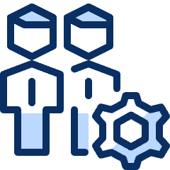 Group Setting Icon from Cyber Duotone Set