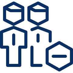 Group Subtract Icon from Cyber Line Set