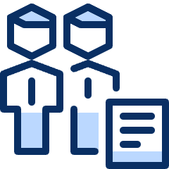 Group Text Icon from Cyber Duotone Set